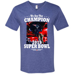 Nfl – New England Patriots We Are The Champion 2019 Super Bowl Football Men V-Neck T-Shirt