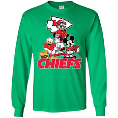 Mickey Mouse Kansas City Chiefs American Football Nfl Sports Shirt Men Long Sleeve Shirt Men Long Sleeve Shirt - parenttees