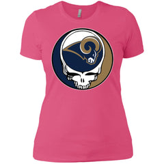 Los Angeles Rams Grateful Dead Steal Your Face Football Nfl Shirts Women Cotton T-Shirt Women Cotton T-Shirt - parenttees