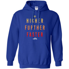 Marvel Captain Marvel Movie Higher Faster Pullover Hoodie Sweatshirt Pullover Hoodie Sweatshirt - parenttees