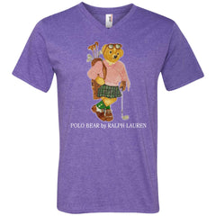 Polo Bear Ralph Lauren T-shirt Men V-Neck T-Shirt Men V-Neck T-Shirt - parenttees