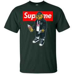 Supreme Bear Guns T-shirt Men Cotton T-Shirt Men Cotton T-Shirt - parenttees