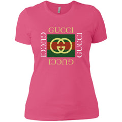 Gucci Logo Gift T-shirt Women Cotton T-Shirt Women Cotton T-Shirt - parenttees