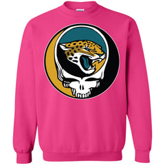 Jacksonville Jaguars Grateful Dead Steal Your Face Football Nfl Shirts Crewneck Pullover Sweatshirt Crewneck Pullover Sweatshirt - parenttees