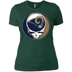 Los Angeles Rams Grateful Dead Steal Your Face Football Nfl Shirts Women Cotton T-Shirt