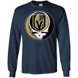 Vegas Golden Knights Grateful Dead Steal Your Face Hockey Nhl Shirts Men Long Sleeve Shirt