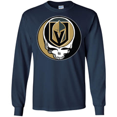 Vegas Golden Knights Grateful Dead Steal Your Face Hockey Nhl Shirts Men Long Sleeve Shirt Men Long Sleeve Shirt - parenttees