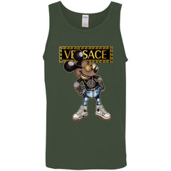 Versace Mickey Mouse Cartoon T-shirt Men Cotton Tank Men Cotton Tank - parenttees