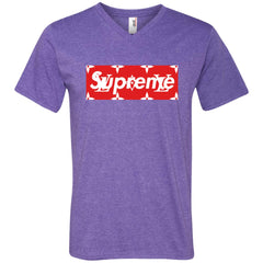 Louis Vuitton Box Supreme T-shirt Men V-Neck T-Shirt Men V-Neck T-Shirt - parenttees