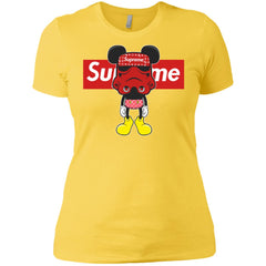 Supreme Robot Mickey Hot T-shirt Women Cotton T-Shirt Women Cotton T-Shirt - parenttees