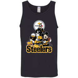 Mickey Mouse Pittsburgh Steelers American Football Nfl Sports Shirt Men Cotton Tank