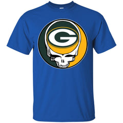 Green Bay Packer Grateful Dead Steal Your Face Football Nfl Shirts Men Cotton T-Shirt Men Cotton T-Shirt - parenttees