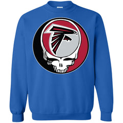 Atlanta Falcons Grateful Dead Steal Your Face Football Nfl Shirts Crewneck Pullover Sweatshirt Crewneck Pullover Sweatshirt - parenttees