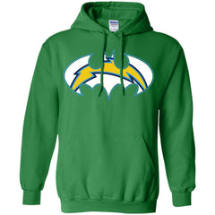 We Are The Los Angeles Chargers Batman Nfl Mashup Pullover Hoodie Sweatshirt Pullover Hoodie Sweatshirt - parenttees