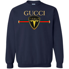 Gucci Tesla T-shirt Crewneck Pullover Sweatshirt Crewneck Pullover Sweatshirt - parenttees