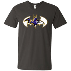 We Are The Baltimore Ravens Batman Nfl Mashup Men V-Neck T-Shirt Men V-Neck T-Shirt - parenttees