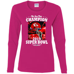 Nfl – Kansas City Chiefs We Are The Champion 2019 Super Bowl Football Women Long Sleeve Shirt Women Long Sleeve Shirt - parenttees