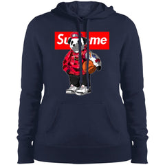 Supreme Bear Basketball T-shirt Women Hooded Sweatshirt Women Hooded Sweatshirt - parenttees