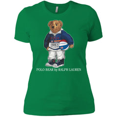 Ralph Lauren Polo Bear T-shirt Women Cotton T-Shirt Women Cotton T-Shirt - parenttees