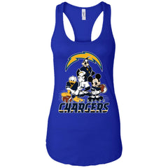 Mickey Mouse Los Angeles Chargers American Football Nfl Sports Shirt Women Tank Top Women Tank Top - parenttees