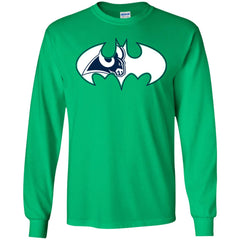 We Are The Los Angeles Rams Batman Nfl Mashup Men Long Sleeve Shirt Men Long Sleeve Shirt - parenttees