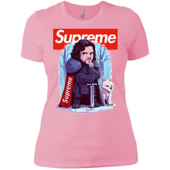 Supreme Game Of Thrones T-shirt Women Cotton T-Shirt Women Cotton T-Shirt - parenttees