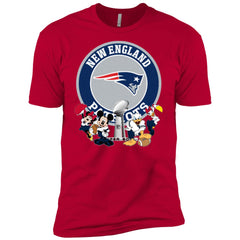 Nfl – New England Patriots Super Bowl 2019 Mickey Mouse Minnie Mouse Donald Duck Daisy Duck Football Men Short Sleeve T-Shirt Men Short Sleeve T-Shirt - parenttees