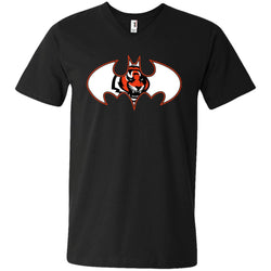 We Are The Cincinnati Bengals Batman Nfl Mashup Men V-Neck T-Shirt