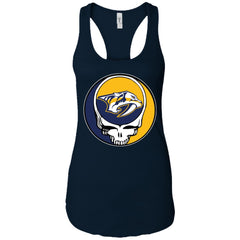 Nashville Predators Grateful Dead Steal Your Face Hockey Nhl Shirts Women Tank Top Women Tank Top - parenttees