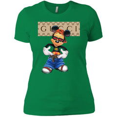 Gucci Logo Shirt Mickey Mouse T-shirt Women Cotton T-Shirt Women Cotton T-Shirt - parenttees