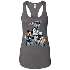 Nfl - New England Patriots Donald Duck Goofy Mickey Mouse Super Bowl 2019 Football Women Tank Top Women Tank Top - parenttees