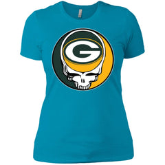 Green Bay Packer Grateful Dead Steal Your Face Football Nfl Shirts Women Cotton T-Shirt Women Cotton T-Shirt - parenttees