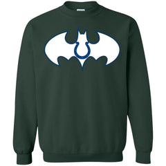 We Are The Indianapolis Colts Batman Nfl Mashup Crewneck Pullover Sweatshirt Crewneck Pullover Sweatshirt - parenttees