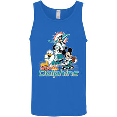 Mickey Mouse Miami Dolphins American Football Nfl Sports Shirt Men Cotton Tank Men Cotton Tank - parenttees