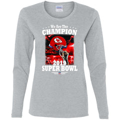 Nfl – Kansas City Chiefs We Are The Champion 2019 Super Bowl Football Women Long Sleeve Shirt Women Long Sleeve Shirt - parenttees