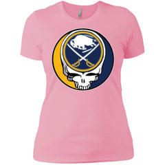 Buffalo Sabres Grateful Dead Steal Your Face Hockey Nhl Shirts Women Cotton T-Shirt Women Cotton T-Shirt - parenttees