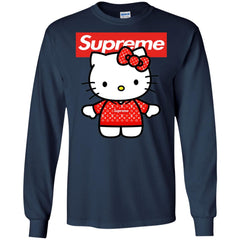 Supreme Hello Kitty Loves T-shirt Men Long Sleeve Shirt Men Long Sleeve Shirt - parenttees