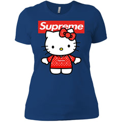 Supreme Hello Kitty Loves T-shirt Women Cotton T-Shirt Women Cotton T-Shirt - parenttees