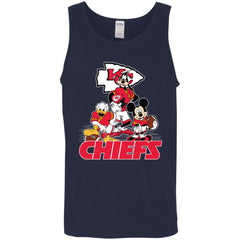 Mickey Mouse Kansas City Chiefs American Football Nfl Sports Shirt Men Cotton Tank Men Cotton Tank - parenttees