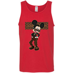 Best Louis Vuitton Mickey Fashion T-shirt Men Cotton Tank Men Cotton Tank - parenttees