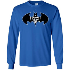 We Are The Oakland Raiders Batman Nfl Mashup Men Long Sleeve Shirt Men Long Sleeve Shirt - parenttees