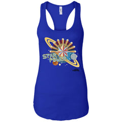 Captain Marvel Star Power Retro Style Women Tank Top Women Tank Top - parenttees