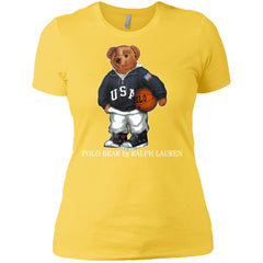 Polo Bear Ralph Lauren Shirt Women Cotton T-Shirt Women Cotton T-Shirt - parenttees