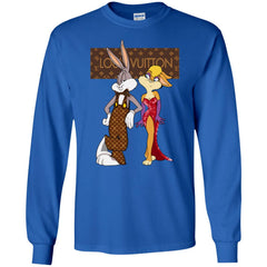 Louis Vuitton Rabbit Love Family T-shirt Men Long Sleeve Shirt Men Long Sleeve Shirt - parenttees