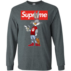 Supreme Rabbit Money Men Long Sleeve Shirt Men Long Sleeve Shirt - parenttees