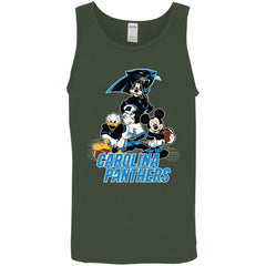 Mickey Mouse Carolina Panthers American Football Nfl Sports Shirt Men Cotton Tank Men Cotton Tank - parenttees