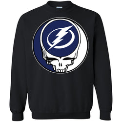 Tampa Bay Lightning Grateful Dead Steal Your Face Hockey Nhl Shirts Crewneck Pullover Sweatshirt