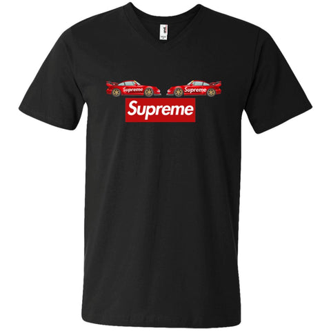 Best Supreme Car T-shirt Men V-Neck T-Shirt Black / S Men V-Neck T-Shirt - parenttees