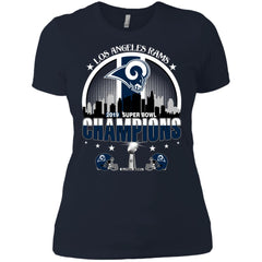 Nfl – Los Angeles Rams 2019 Super Bowl Champions Football Women Cotton T-Shirt Women Cotton T-Shirt - parenttees