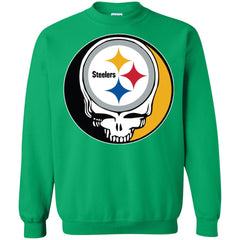 Pittsburgh Steelers Grateful Dead Steal Your Face Football Nfl Shirts Crewneck Pullover Sweatshirt Crewneck Pullover Sweatshirt - parenttees